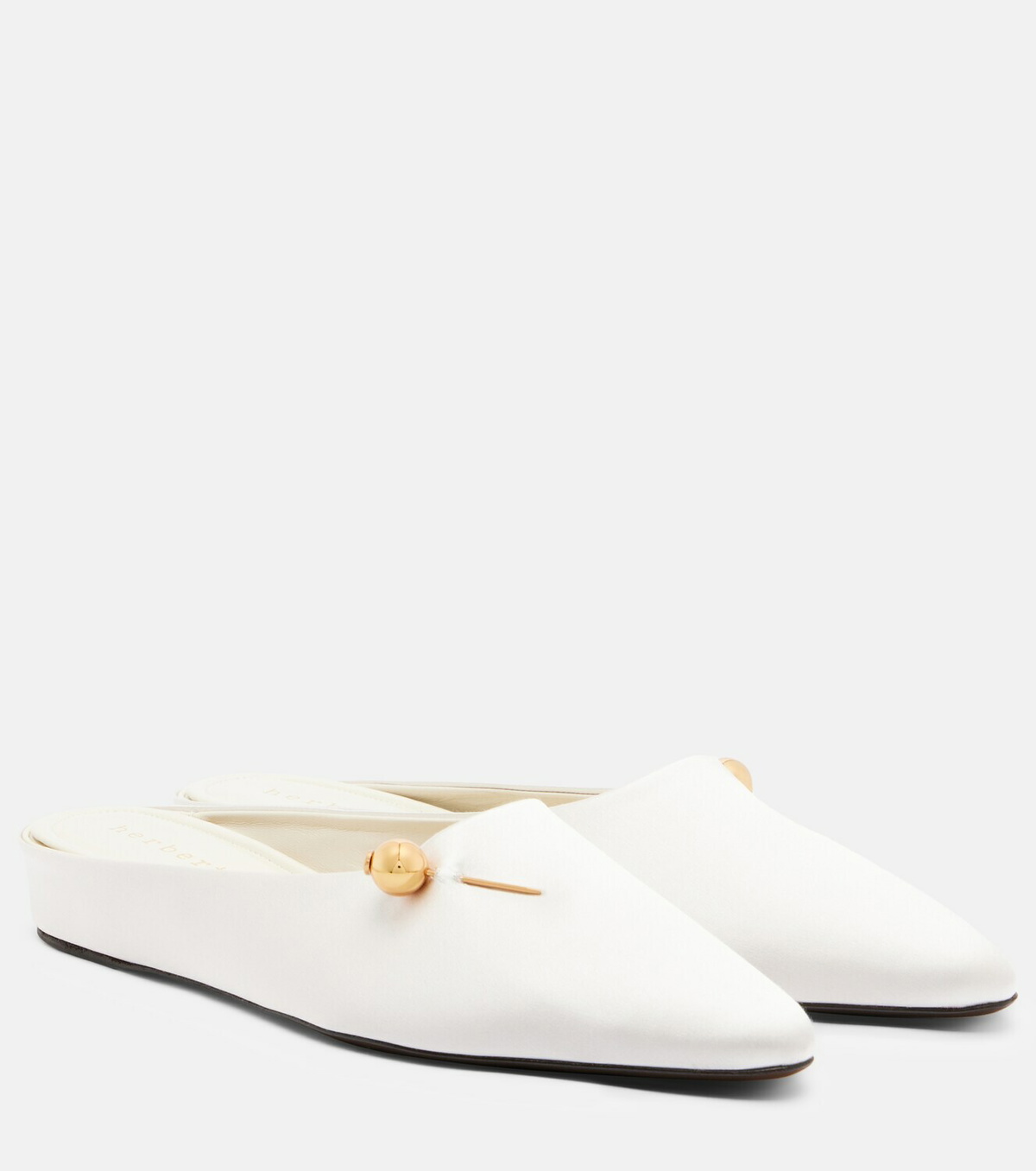 Herbert Levine Sleep On It satin mules