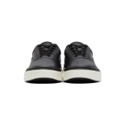 Salvatore Ferragamo Black Leather Ripley Sneakers