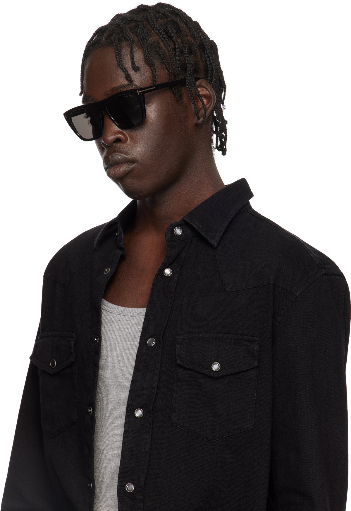 TOM FORD Black Aslan Sunglasses TOM FORD