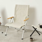 Snow Peak Low Beach Chair 30 in Ivory