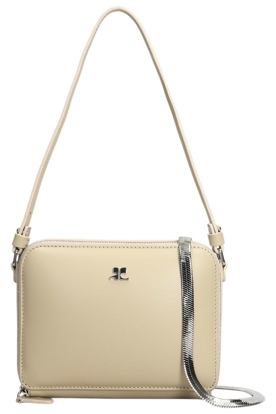 Photo: Courrèges Shoulder Bag In Beige Leather