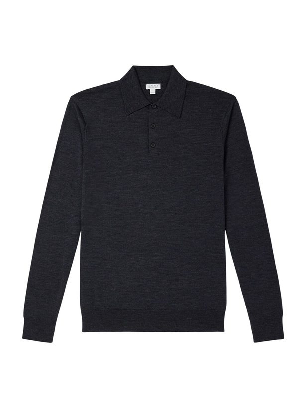 Photo: Sunspel - Merino Wool Sweater - Gray
