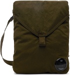 C.P. Company Green Nylon B Messenger Bag