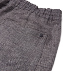 NN07 - Lenny Wool and Linen-Blend Drawstring Trousers - Men - Blue