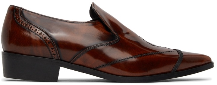 Photo: Stefan Cooke Brown Pointy Single Loafers