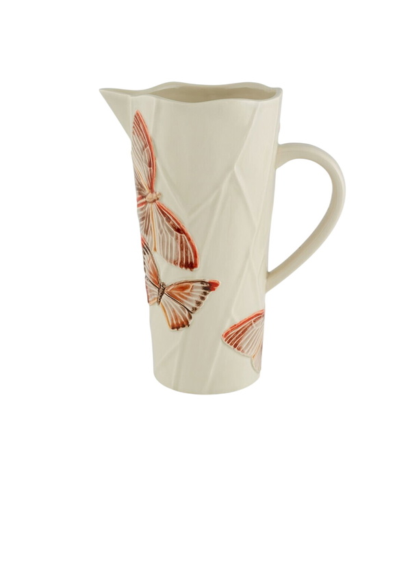 Photo: Bordallo Pinheiro Cloudy Butterflies Pitcher