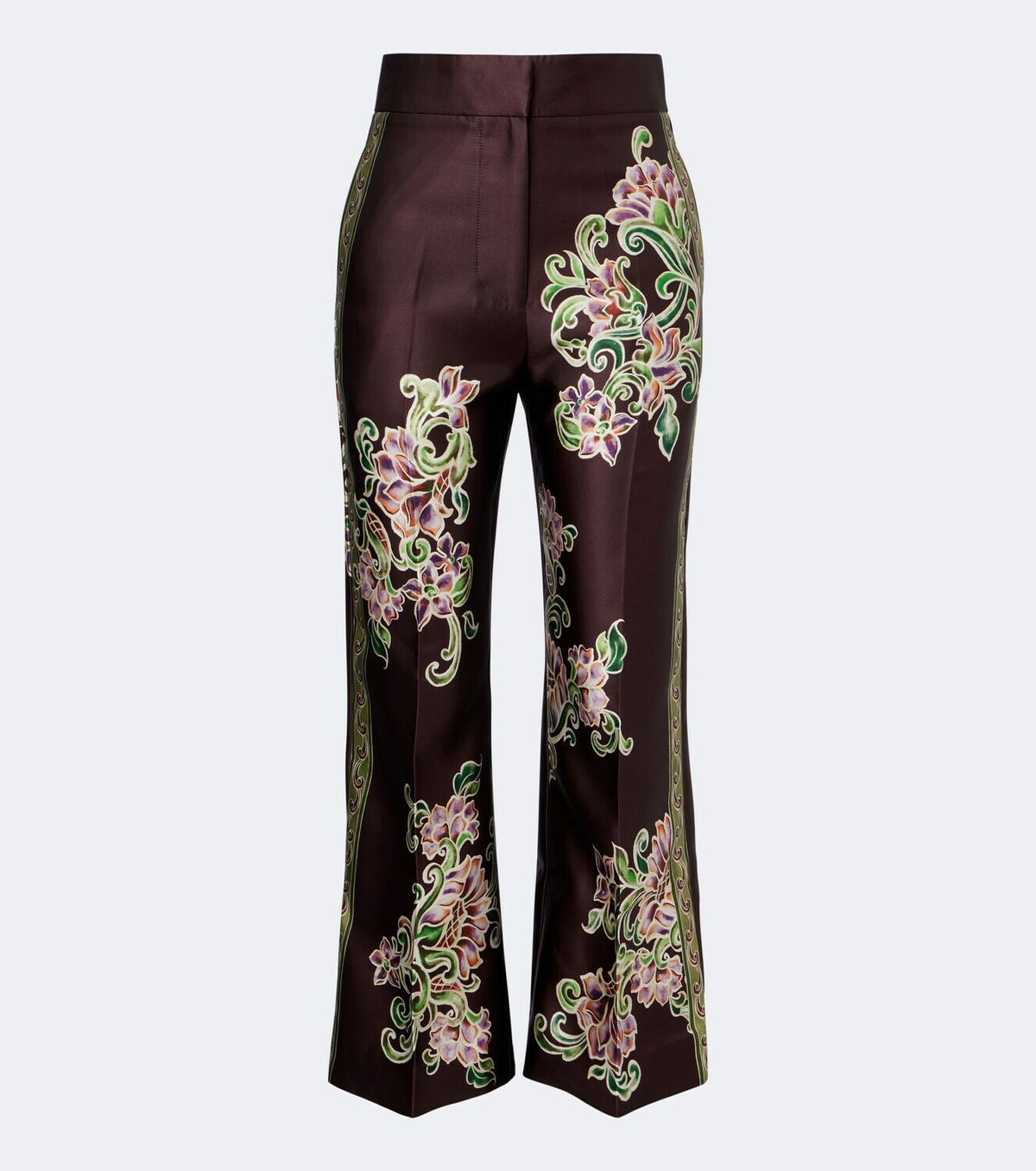 Alémais Josie floral cropped straight pants
