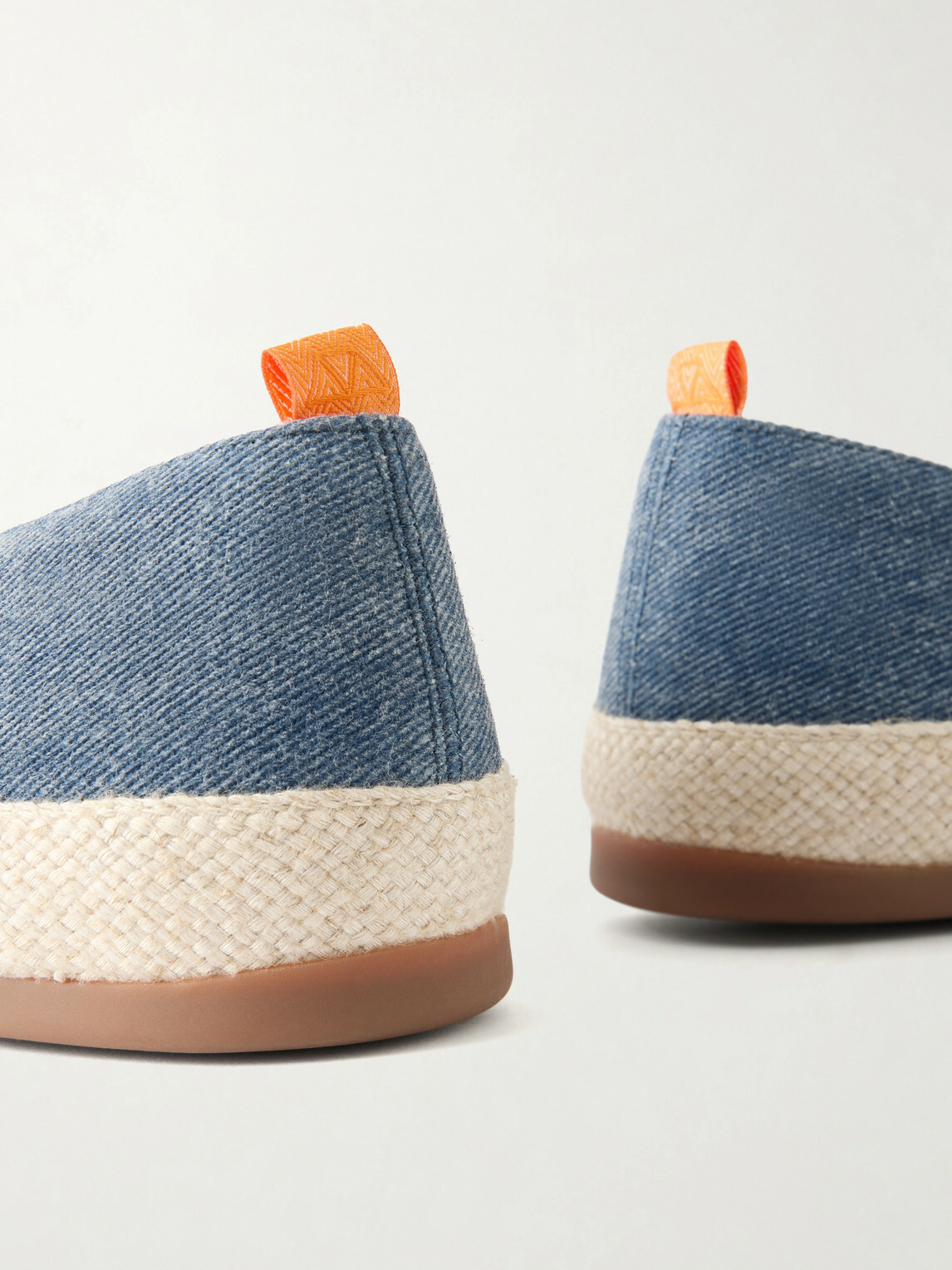Mulo - Linen Espadrilles - Blue