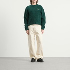 Bound Men's Dexter Cropped Alpaca Jumper in Forest Green
