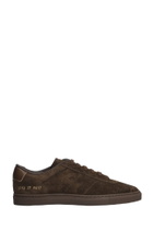 Common Projects Field Trainer Sneakers In Brown Suede