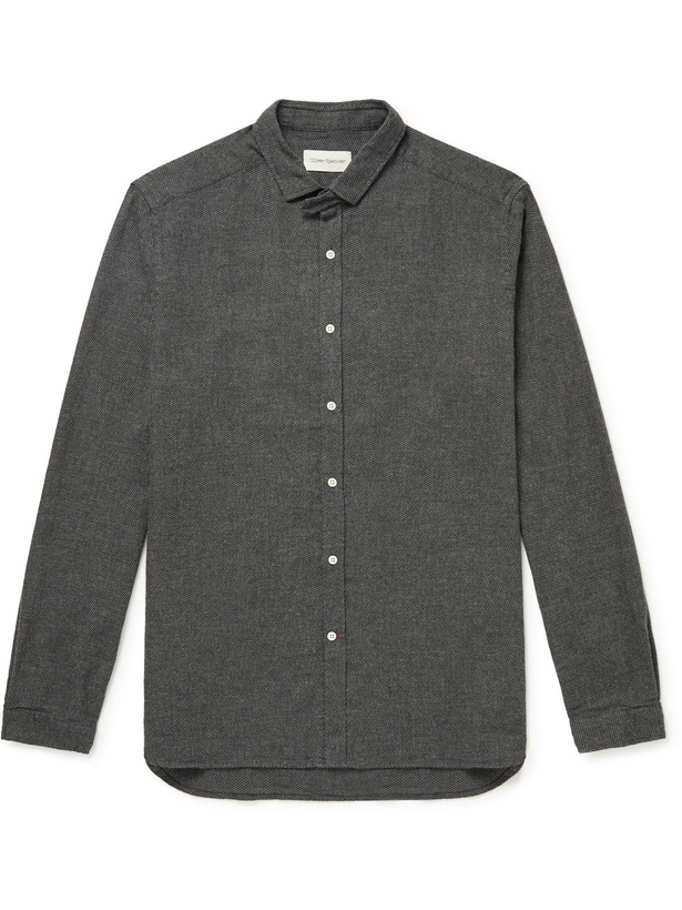 Photo: Oliver Spencer - Clerkenwell Cotton Shirt - Gray