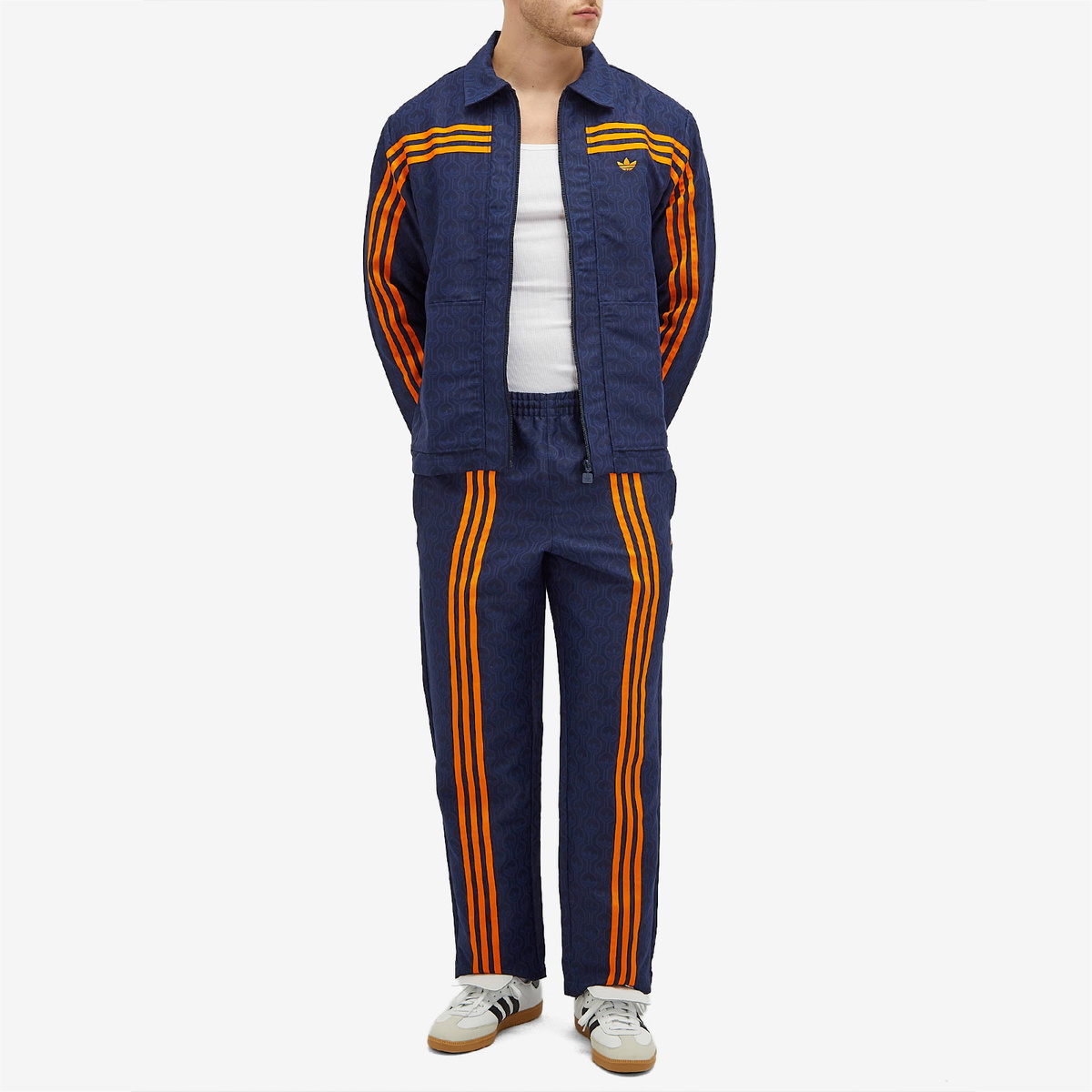 ★adidas★ Retro Sports Club Track Pants Night Indigo JM8020 Adidas Men's Club Trackpants in Night Indigo adidas