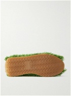 Loewe - Raffia and Canvas Sneakers - Green