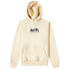 Lo-Fi Men's Garden Logo Hoody in Cream