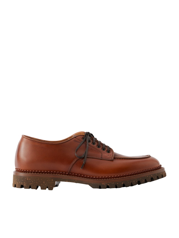 Photo: Yuketen - Wadaken Leather Derby Shoes - Brown