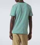 Sunspel Striped cotton T-shirt