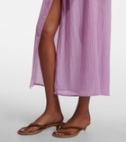 ViX Paula Hermanny Cloe beaded cotton beach cover-up