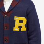 Polo Ralph Lauren Men's Varsity Cardigan in Aviator Navy Combo