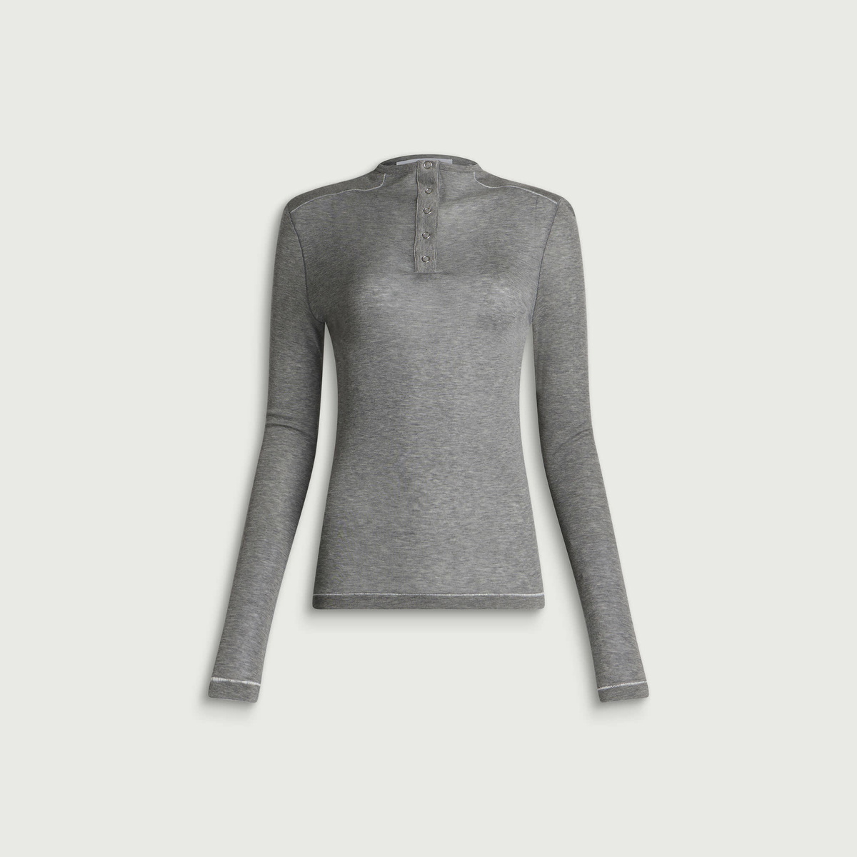 END. x Samsøe Samsøe Women's Sadodo Long Sleeve Top in Grey