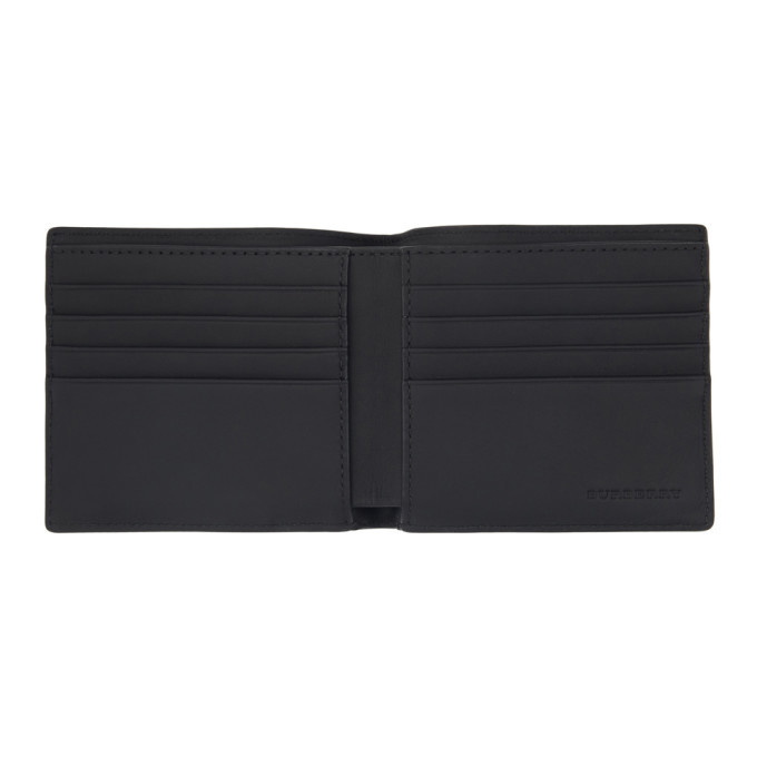 EKD Leather Zip Wallet in Black - Women
