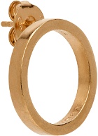 Maison Margiela Gold Logo Single Earring