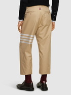 THOM BROWNE - Unconstructed Straight Leg Cotton Pants