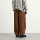 Story mfg. Men's Canvas Lush Pants in Brown Wonky-Wear