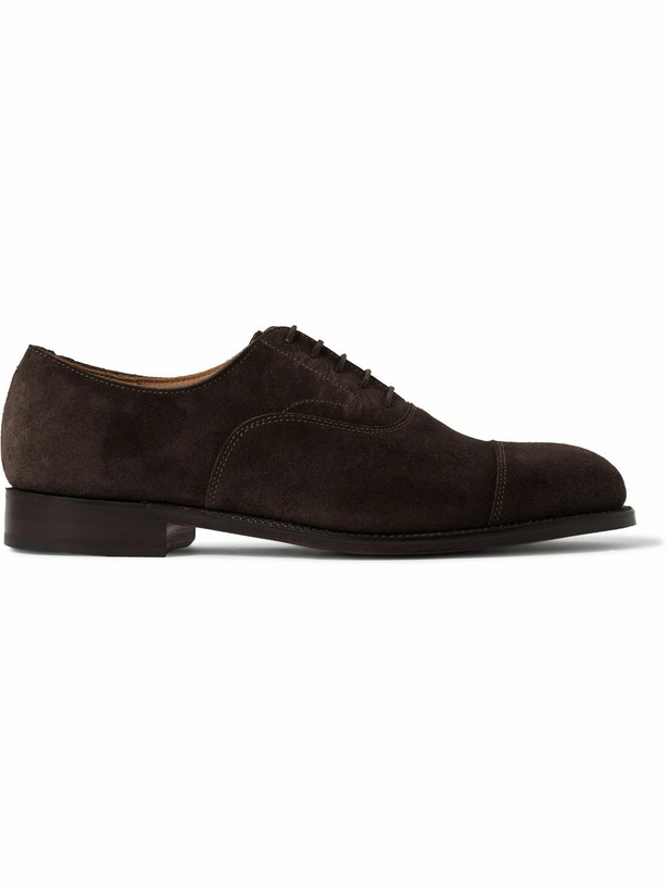 Photo: Grenson - Cambridge Suede Oxford Shoes - Brown