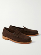 G.H. Bass & Co. - Weejun Nubuck Penny Loafers - Brown