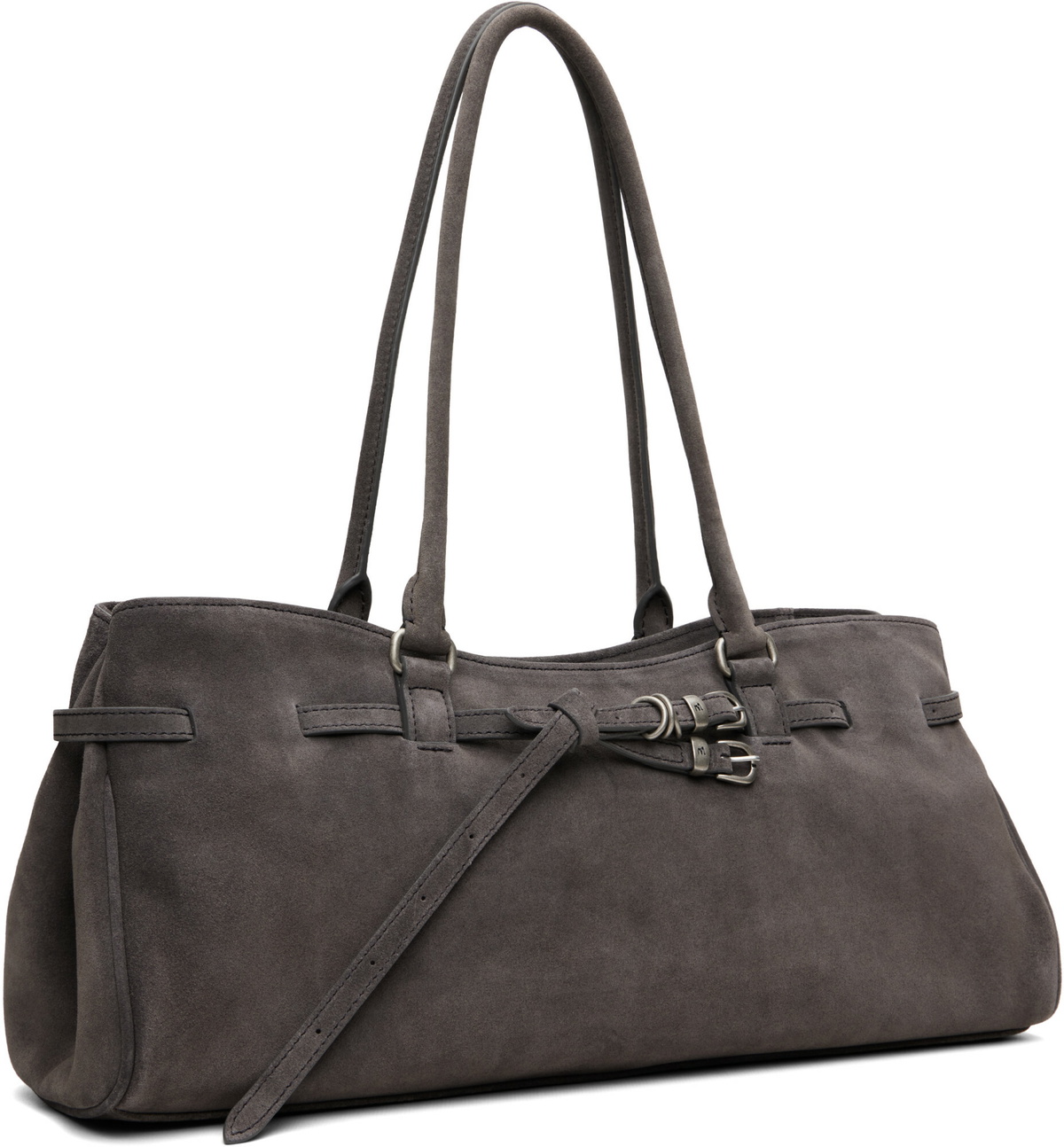 MARGESHERWOOD Gray Soft 'Grandma' Shoulder Bag