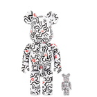 Medicom Keith Haring #8 Be@Rbrick in Multi 100%/400%