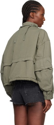 Alexander Wang Khaki Articulated Cargo Jacket