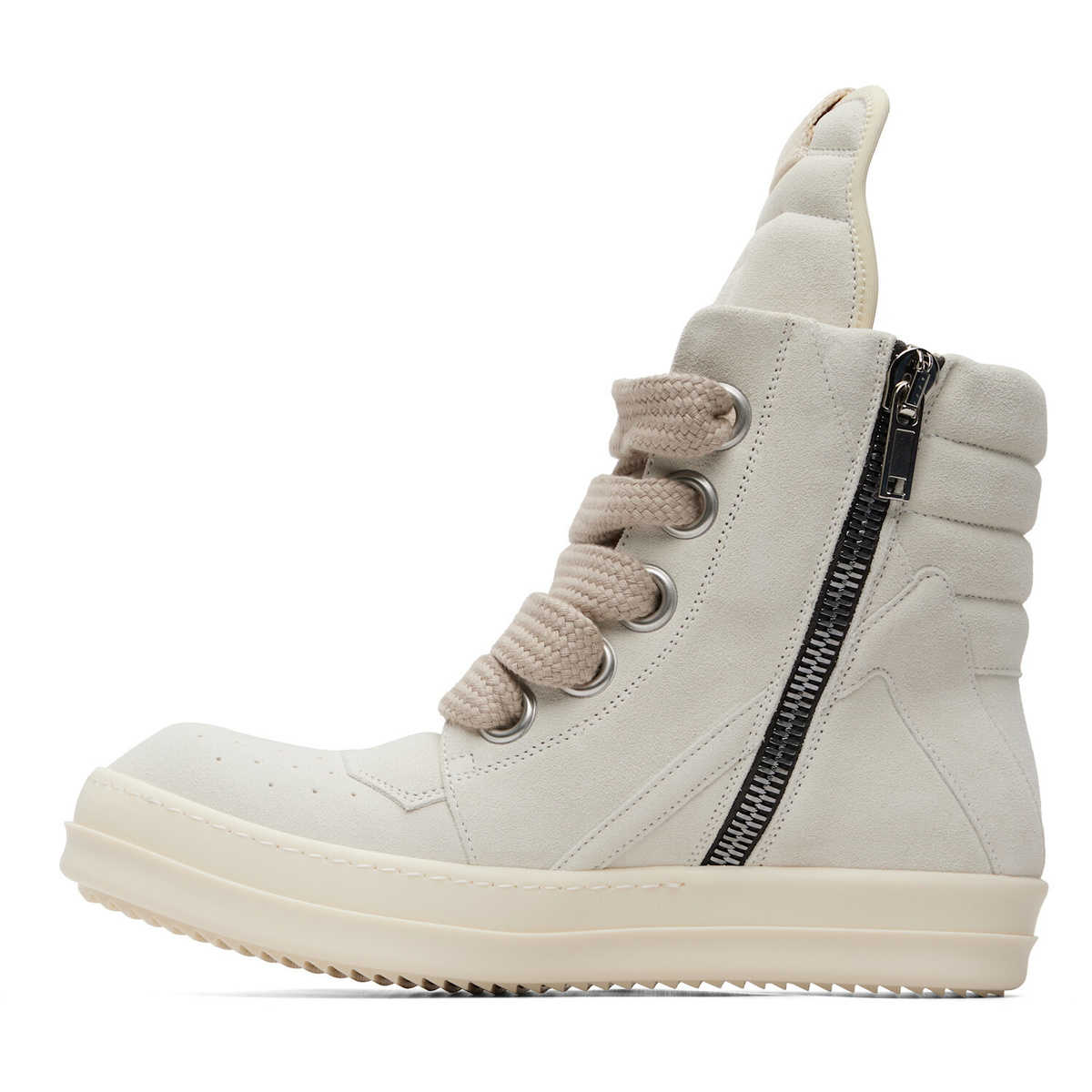 Rick Owens Off-White Tower Jumbolace Geobasket Sneakers