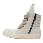 Rick Owens Off-White Tower Jumbolace Geobasket Sneakers