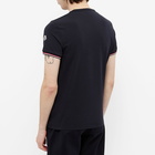 Moncler Men's Arm Logo Classic T-Shirt in Navy