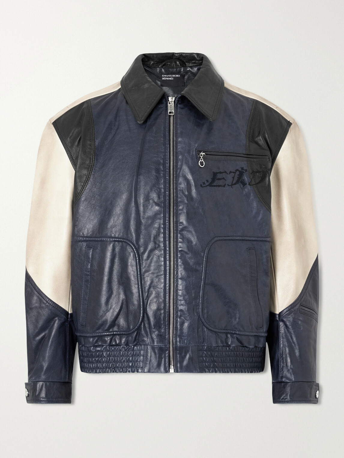 Enfants Riches Déprimés - Combaittimento Leather Jacket - Blue