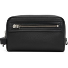 TOM FORD Black Grain Leather Toiletry Pouch