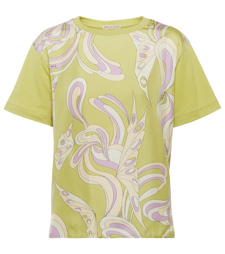 Photo: Pucci Printed cotton and silk T-shirt