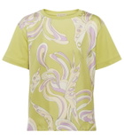 Pucci Printed cotton and silk T-shirt