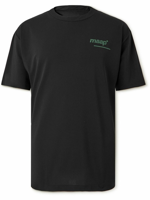 Photo: MAAP - Training Logo-Print Recycled-Jersey T-Shirt - Black