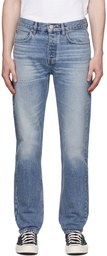 Frame Blue Clean Straight Jeans