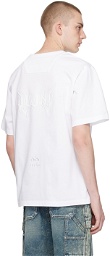 Juun.J White Embroidered T-Shirt