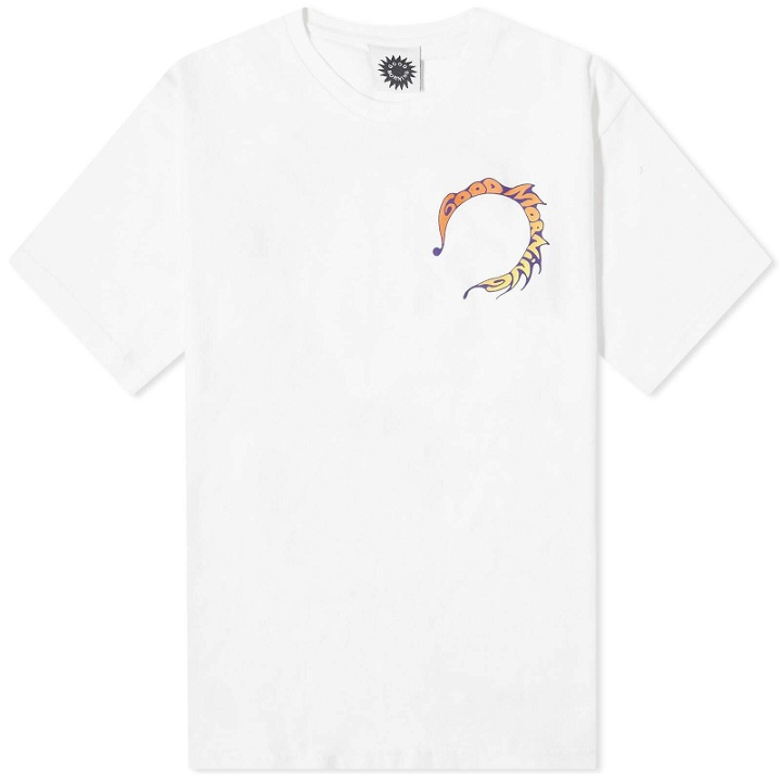 Photo: Good Morning Tapes Men's E Ruscha Swirl T-Shirt in White