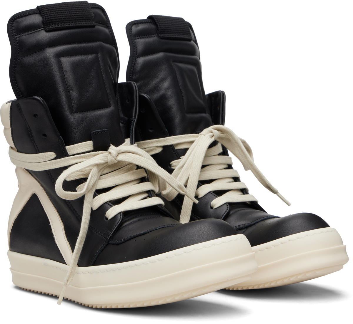 Rick Owens Black Temple Geobasket Sneakers Rick Owens