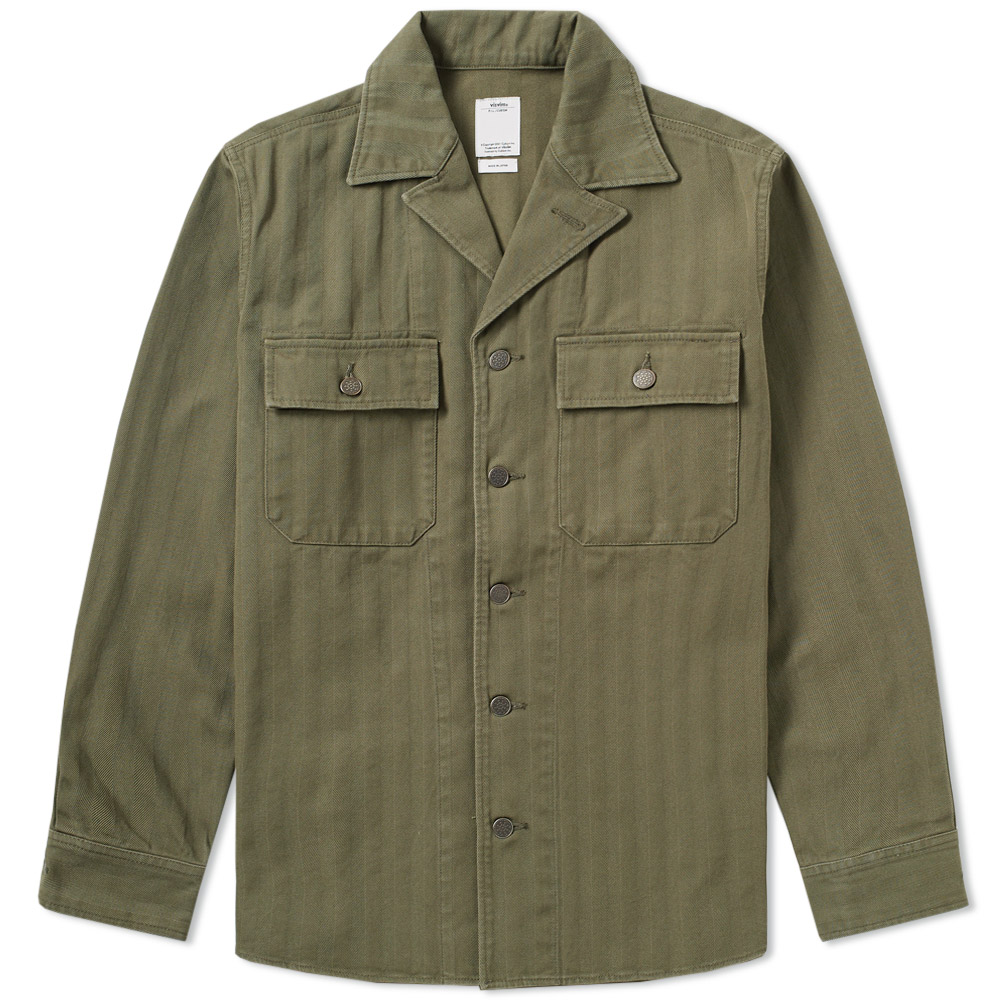 貿易保証 visvim WILLARD SHIRT JKT WD HERRINGBONE - ジャケット/アウター