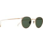 Eyevan 7285 - Round-Frame Gold-Tone Sunglasses - Gold