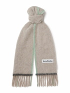 Acne Studios - Vally Fringed Knitted Scarf