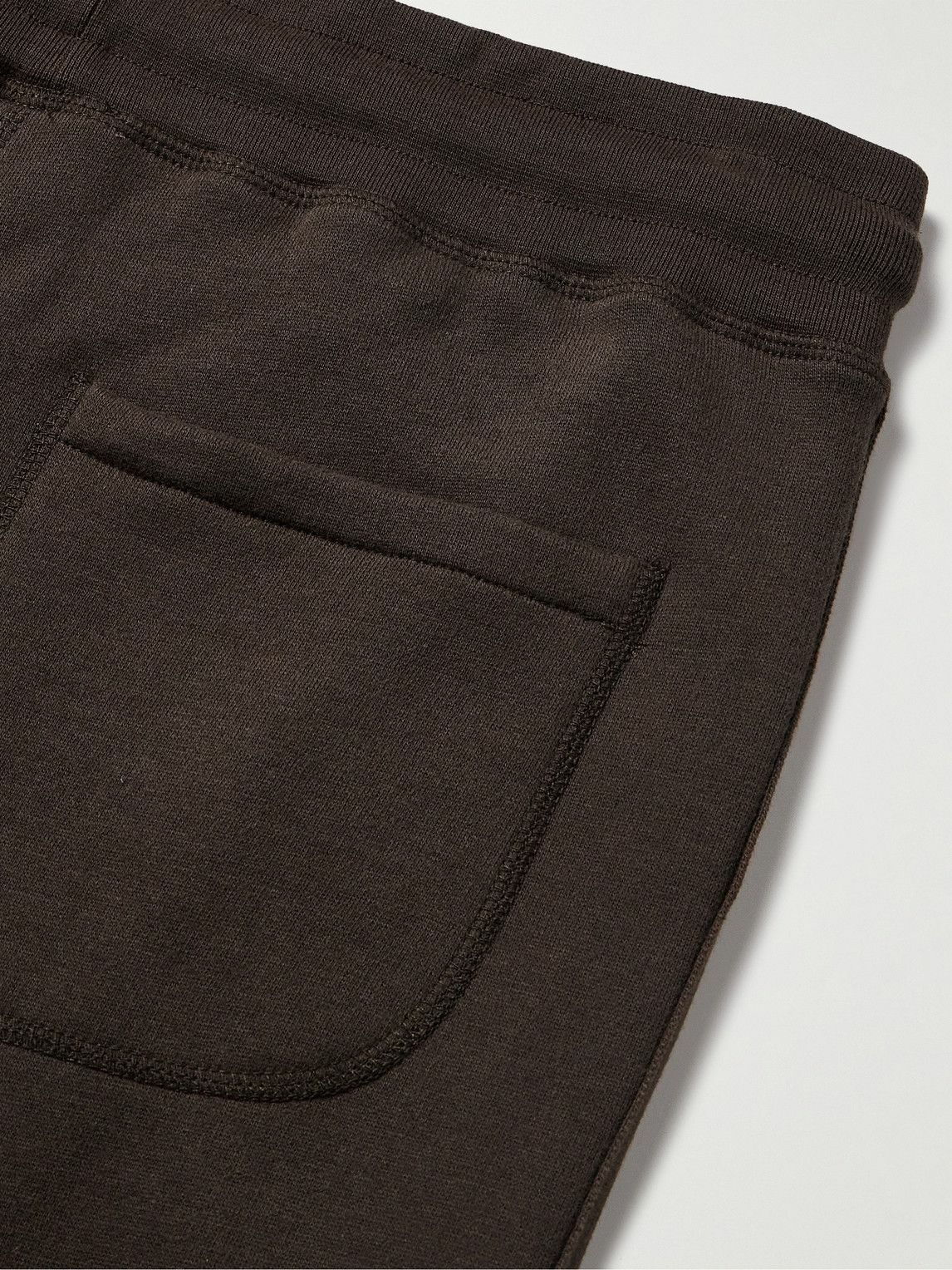 Kingsman - Tapered Cotton and Cashmere-Blend Jersey Sweatpants - Brown