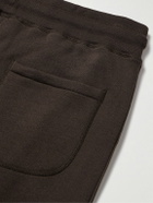 Kingsman - Tapered Cotton and Cashmere-Blend Jersey Sweatpants - Brown