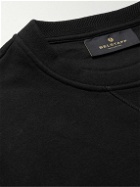 Belstaff - Logo-Appliquéd Garment-Dyed Cotton-Jersey Sweatshirt - Black